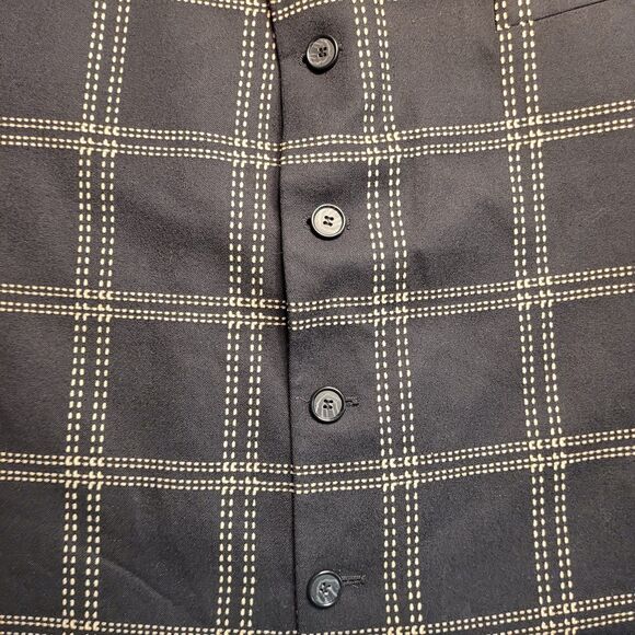 Steve Harvey Collection Mens Black Blazer Suit Coat 49L Wool Embroidered SH7007 - Picture 3 of 11